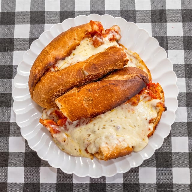 Chicken Cutlet Parmesan Hero.