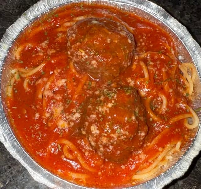 Kid's Pasta With Meatballs.